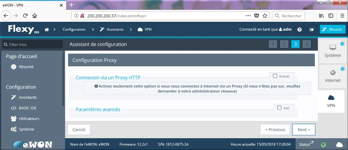 Flexy Configuration Proxy